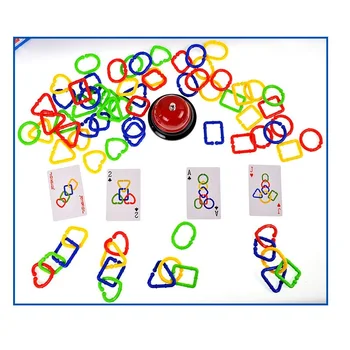 Žiedas žaidimas Dėlionė Valdybos Loginis Žaidimas Mąstymo formų, Spalvų pažinimo Blokavimo Išpirko Žiedas Užsegimas Tėvų-Vaikų Interaktyvus Žaislas