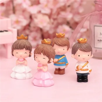 Naujas Little Princess Mažasis Princas Tortas Kūrybos Jaunavedžių Namuose Dervos Kepimo Smulkūs Apdailos Japonija Stiliaus miniatiūrinės figūrėlės