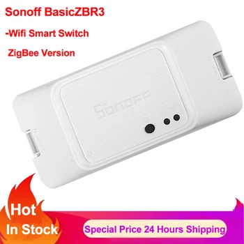 Sonoff BasicZBR3 Zigbee Smart Switch Išmaniųjų Namų Nuotolinio Valdymo pultu 