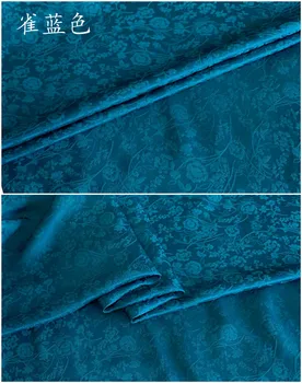 Šilko, Viskozės Medžiagos Suknelė Etninės Gėlių Šilko Satino 100cm*114cm