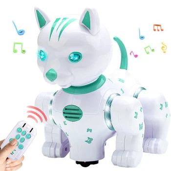 Nuotolinio Valdymo Protingas Robotas Katė Spindulių Nuotolinio Valdymo Muzika Apšvietimo Balso Pet Touch Apakinti Šokių Vaikų Puzzle Žaislas