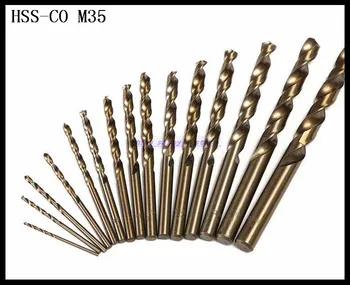 M35 Kobalto Grąžtas HSS 3.5/3.8/4/4.2/4.5 mm Twist Drill Bit Tiesiu Kotu Medžio Darbų Metalų, Nerūdijančio Plieno Gręžimo Įrankis