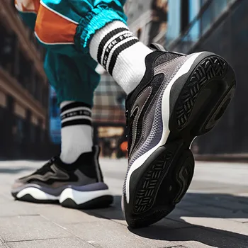 2020 m. Aukštos Kokybės vyriški Laisvalaikio Bateliai Mados prekės ženklo Rudenį akių sportiniai bateliai Aukštos klasės vyriški batai, bėgimo bateliai, Zapatos Hombre