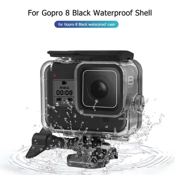 35pcs Sporto Fotoaparato Priedai Rinkiniai Gopro Hero 8 Vandeniui Atveju+Plūdrumo Juosta+Selfie Stick Nustatyti Gopro Hero 8 Priedai