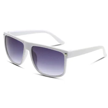 Vintage akiniai nuo saulės vyrams aikštėje kniedės uv400 dideli saulės akiniai moterims unisex akiniai gafas de sol mujer