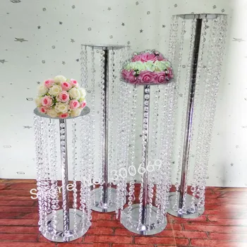 Atvyko vestuvių stalo gėlių stovas centras vienetų apvalių metalinių gėlių rėmo Vestuvių Rekvizitai skiltyje apdaila gamyklos pardavimo tiesiogiai