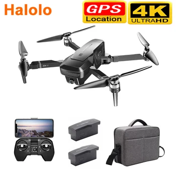Halolo K1 GPS Drone su 50x zoom 4K platus kampas HD dual camera 5G Wifi FPV brushless variklio skrydžio 28 minutes drone su kamera