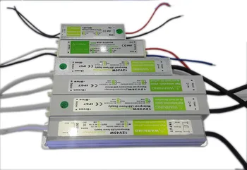 Atsparus vandeniui IP68 LED impulsinis Maitinimo šaltinis 12V 10W 20W 30W LED Maitinimo Adapteris Transformatorius Led Juostelė
