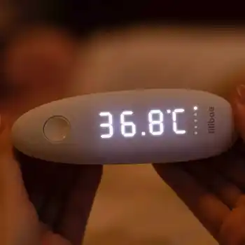 Originalus Xiaomi LED Skaitmeninis Termometras Infraraudonųjų spindulių Ginklą Smart Vieną Mygtuką Kūno Matavimas Vaiko Ausies Suaugusiųjų Energijos taupymo 3D