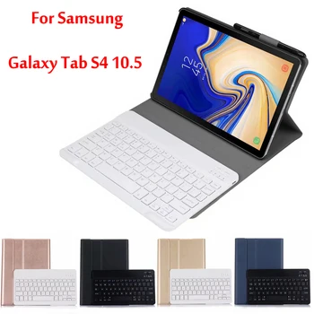 Keyboard Case For Samsung Galaxy Tab S4 10.5 SM-T830 T835 Atveju Ultra plonas Nuimamas Belaidžio 