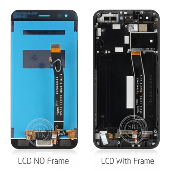 Ekranas ASUS Zenfone 4 ZE554KL LCD 2017 Skydelyje Palieskite Ekrano skaitmeninis keitiklis komplektuojami Su Rėmo Zenfone 4 ZE554KL Z01KD Ekranas