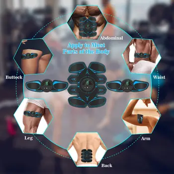 2021 Naujų Raumenų Stimuliatorius ABS Raumenų Stimuliatorius Elektros Stimuliacija Pilvo Diržas EMS Treneris Masažas Anti Celiulito Massager