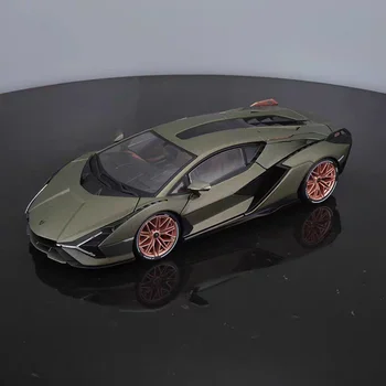 1:18 Mastelis Lamborghini Sian FKP37 Metalo Prabangios Diecast Traukti Atgal, Automobilių Modelį Žaislas Surinkimo Kalėdų Dovana