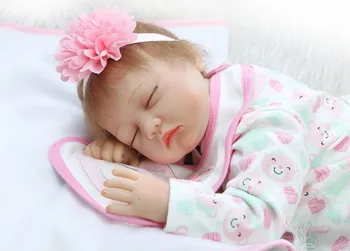 NPK Nekilnojamojo tikroviška reborn Baby Lėlės Apie 22inch Mielas Lėlės reborn Kūdikių Dovanų Bonecal Bebes Atgimsta Brinquedos