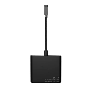 Konverteris COOV SH350 USB-C, HDMI Konverteris Tipas-C Hub Konverteris Adapteris Nintend Jungiklis
