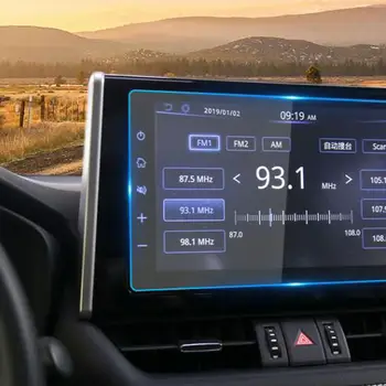 GPS Navigacijos Grūdintas Stiklas Screen Protector, Automobilio Centrinio Valdymo Ekrano Apsauginės Plėvelės Toyota RAV4 RAV 4 2019 2020