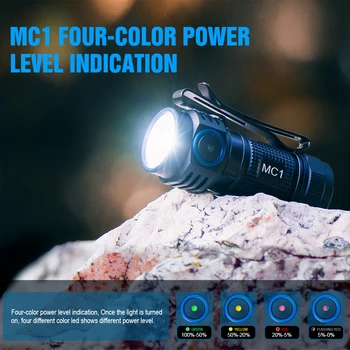 Trustfire MC1 LED Žibintuvėlis CREE XP-L HI Įkraunamas Mini Žibintuvėlis su Magnetu + Baterija Pultelio, Pėsčiųjų, Kempingas
