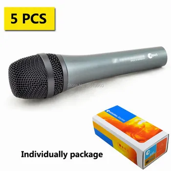 Nemokamas pristatymas, 5 vnt pigiai e845 laidinio dinaminis cardioidvocal mikrofonas , e845 laidinio sennheisertype vokalinis mikrofonas
