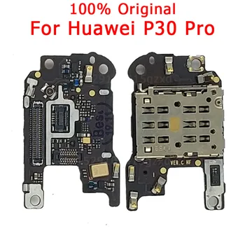 Originalus, SIM/SD Kortelių Skaitytuvas su Mikrofonu Flex kabelis Huawei 30 pro SIM Laikiklį, Conecction valdybos atsarginės dalys