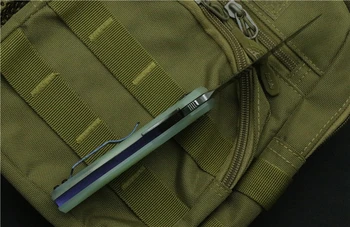 ZT0456 Flipper sulankstomas peilis guolių D2 ašmenys G10 rankena lauko Išgyvenimo kempingas medžioklės peiliukas įrankiai