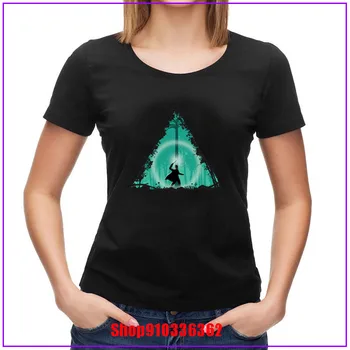 Poteris-mėgėjams Helovinas Žemės, Kaip Haris dega miško paslėptas Mirties Relikvijos simbolis T-Shirt Naujas Ateina Vintage Marškinėliai