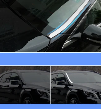2vnt Priekinio Lango Vėjo, Lietaus apsauga Reflektoriai Apdaila Lipdukas Juostele Mercedes GLC Klasės X253 Benz GLC200 GLC250 GLC300 2016