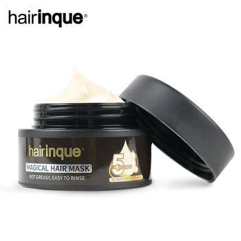 HAIRINQUE 50ml Stebuklinga gydymo plaukų kaukė drėkinamasis maitinamasis 5 sekundes Remonto plaukų žalą, atkurti minkštas plaukų priežiūros kaukė