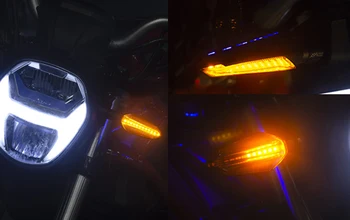 Motociklo Posūkio Signalo Lemputės mirksi Indikatorius Led Šviesos HONDA CBR1000F CBR1100XX NC700X RC51 VTR1000F CB77 MSX125 CB 1100