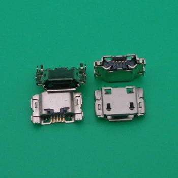 100vnt Nauja Multilaser M7s M7-s Mini ir micro USB lizdas, krovimo jungties kištuką dokas lizdas uosto 5pin Remontas Dalis