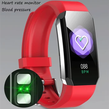 Fitneso Apyrankę Kraujo Spaudimas IP68 Vandeniui Smart Apyrankę Širdies ritmo Monitorius 