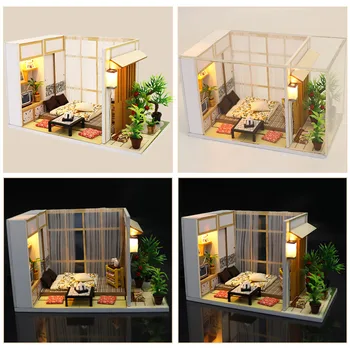 PASIDARYK pats Japoniško Stiliaus Lėlės Namas Miniatiūriniai 