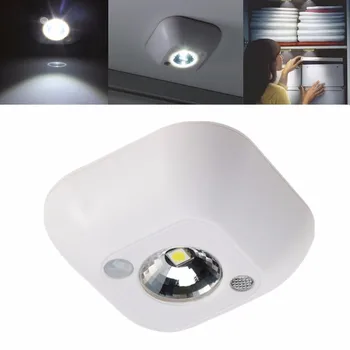 Belaidžio LED Lubų Šviesos Spindulių Žmogaus Judesio Jutiklis Lubų Naktį Šviesos Mini luminaria Automatinė Lempos