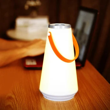 Daugiafunkcinis Nešiojamas Belaidis Lauko Kempingas Šviesos diodų (LED) Namuose Naktį Šviesos Stalo Lempa USB Įkraunamą Jutiklinį Jungiklį