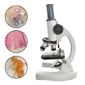 Mikroskopo Didinimo, Biologinės 500X Moksleivių Švietimo Monokuliariniai Didinimo Profesinės Laboratorijoje Mikroskopu