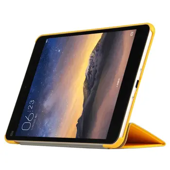 Atveju Xiaomi MiPad 2 Apsauginis Smart cover Dirbtiniais Odos Tablet PC 3 XIAOMI mipad2 3 Raštas Rankovės Apima 7.9 colių PU