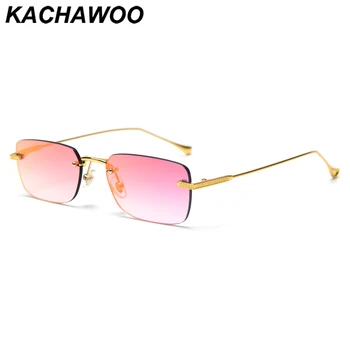 Kachawoo stačiakampis veidrodis akiniai nuo saulės taškus vyras metalų lydinio, saulės akiniai moterų mados aukštos kokybės Žiemos Pavasario 2021