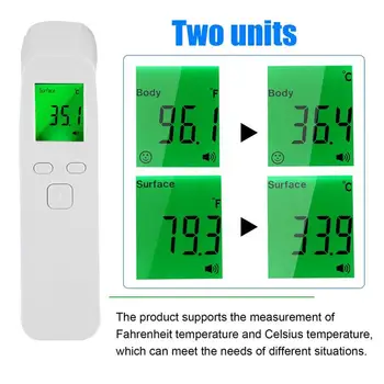 Kūdikių Termometras Skaitmeninis Kaktos, Ausies Infraraudonųjų spindulių Ne-Kontaktinis Termometras LCD Lazerio Temperatūros Jutiklis Thermometre Dropshipping