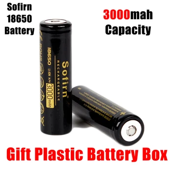 Sofirn 18650 3000mAh Baterija Išleidimo 3.7 V HD Ląstelių NCR18650B Li-ion Įkrovimo 18650 Baterijas Fakelas /Blykstė/Žaislai
