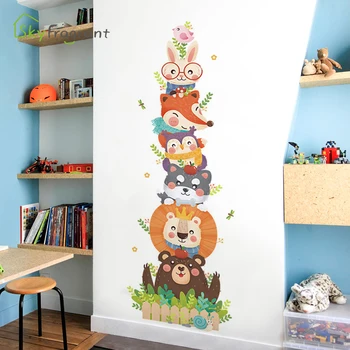 Kūrybos mielas animacinių filmų siena lipdukas kūdikio miegamojo sienų dekoras namų dekoro lipdukai vaikų kambario dekoracija durų lipdukai, lipnios
