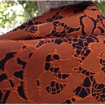 3D Blizga Afrikos Nėrinių Žakardo Brokatas Audinio Suknelė,Aukštos Kokybės 