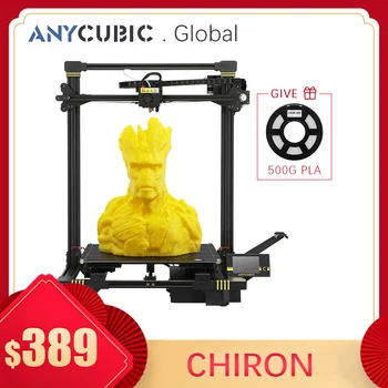 Anycubic Chiron 3D spausdintuvas Plius Dydis TFT Auto-lygiava Ekstruderiu Dual Impressora 3D Spausdintuvo Rinkinys 