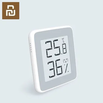 Originalus Miaomiaoce Temperatūros ir Drėgmės Jutiklis LCD Ekranas Skaitmeninis Drėgmės Matuoklis Mijia Smart Home