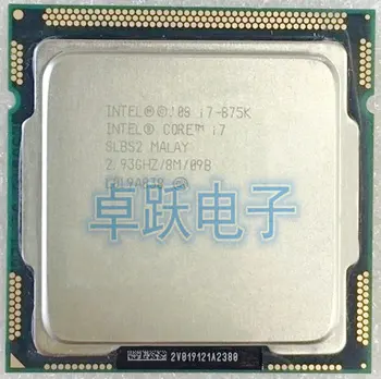 Nemokamas pristatymas Core i7 875K 2.93 GHz, 8M Quad Core Aštuonias temas desktop procesorių Kompiuteris i7-875K CPU Socket LGA 1156