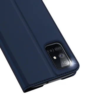 Samsung Galaxy M51 Atveju Dux Ducis Magnetinio Odiniai Minkšti Tpu Apversti Piniginės Stovėti Telefono Dangtelį Atveju Kortelės Lizdas чехол