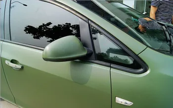 Nemokamas pristatymas matinis armijos žalioji automobilių lipdukas su oro burbuliukai nemokamai su dydis: 1.52*30m(5FTX98FT)Roll